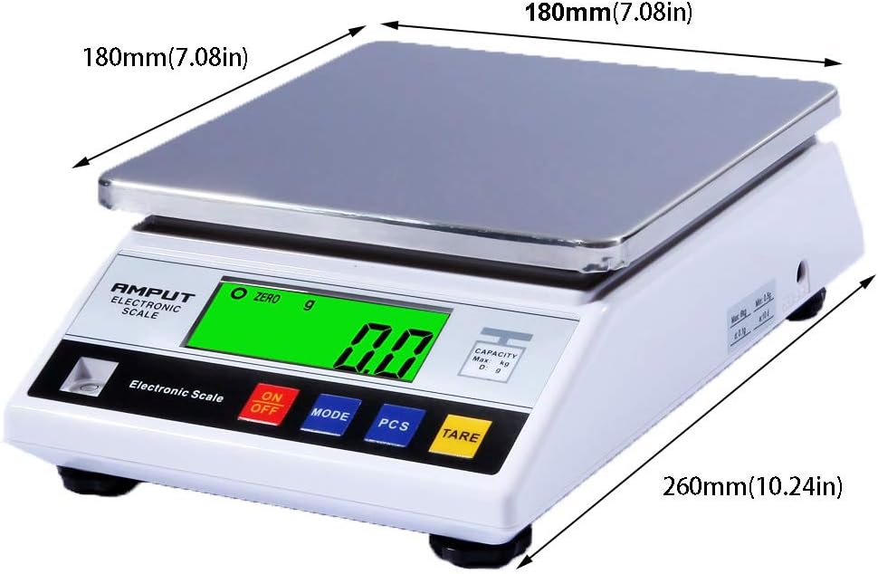 6kg x 0.1g Digital Electronic Balance Scale A3126