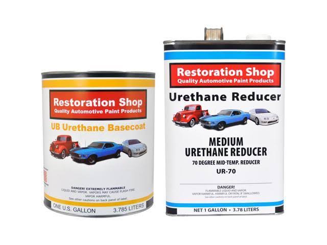 Reflex Blue Urethane Basecoat Clearcoat Car Auto Paint Complete Medium Gallon Kit P8558