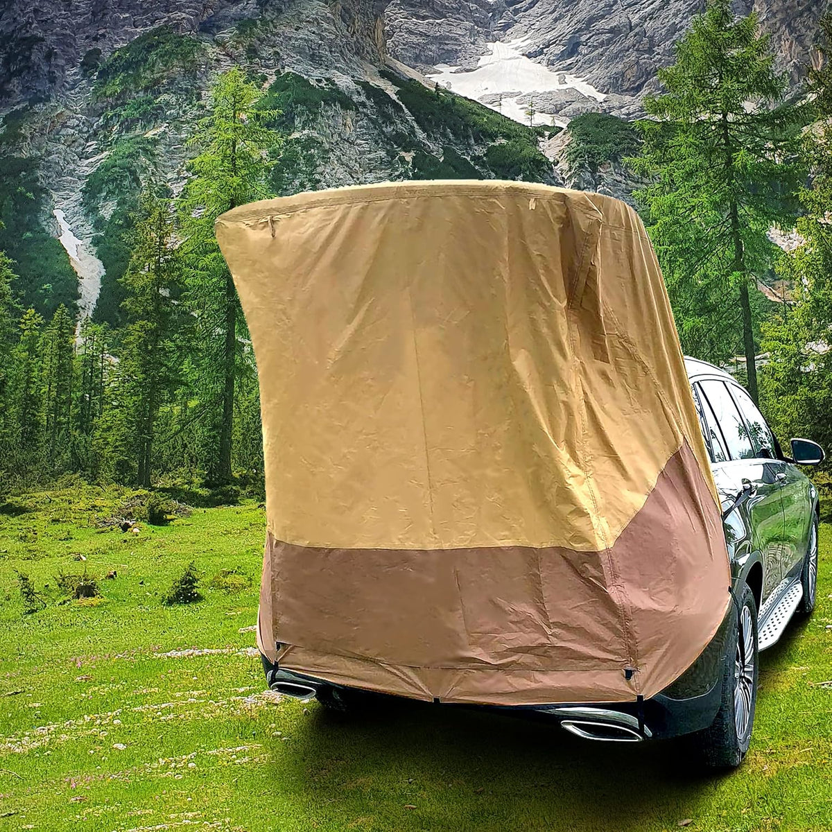 Yellow Waterproof 3000MM Tailgate Awning Tent Pack of 2 M951454