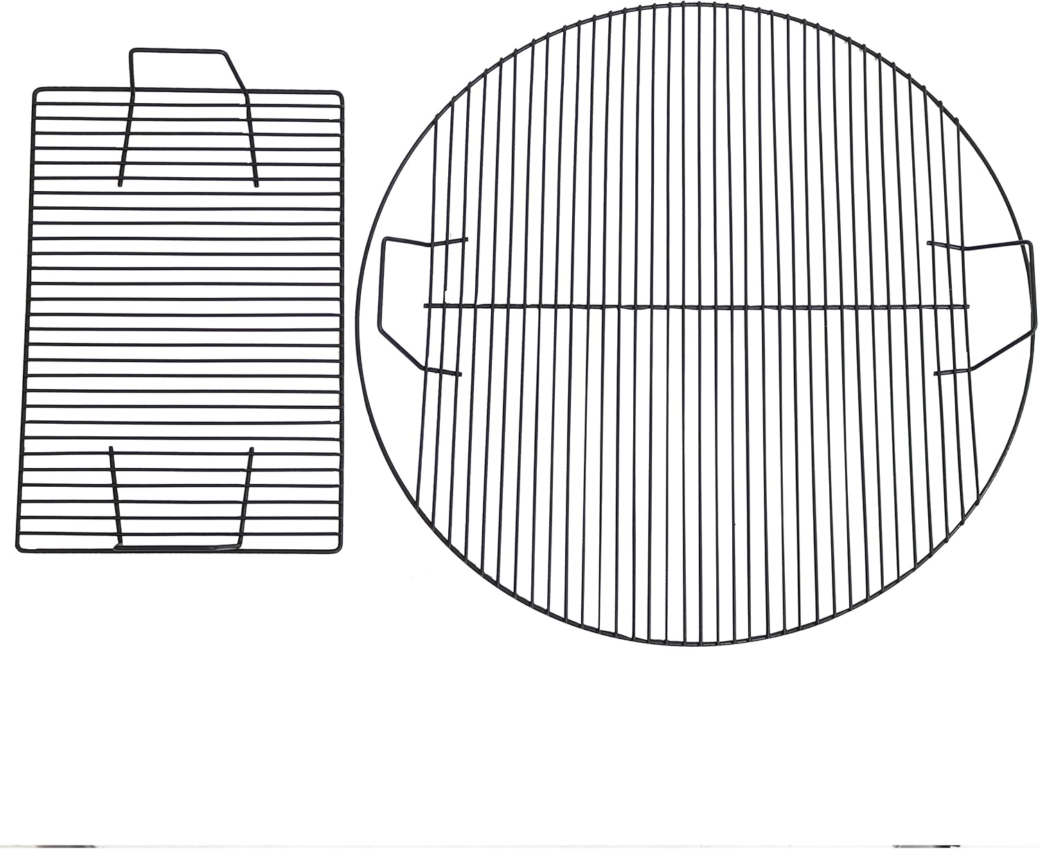 Dual Campfire Steel Cooking Grill Grate Swivel System with Stand G878