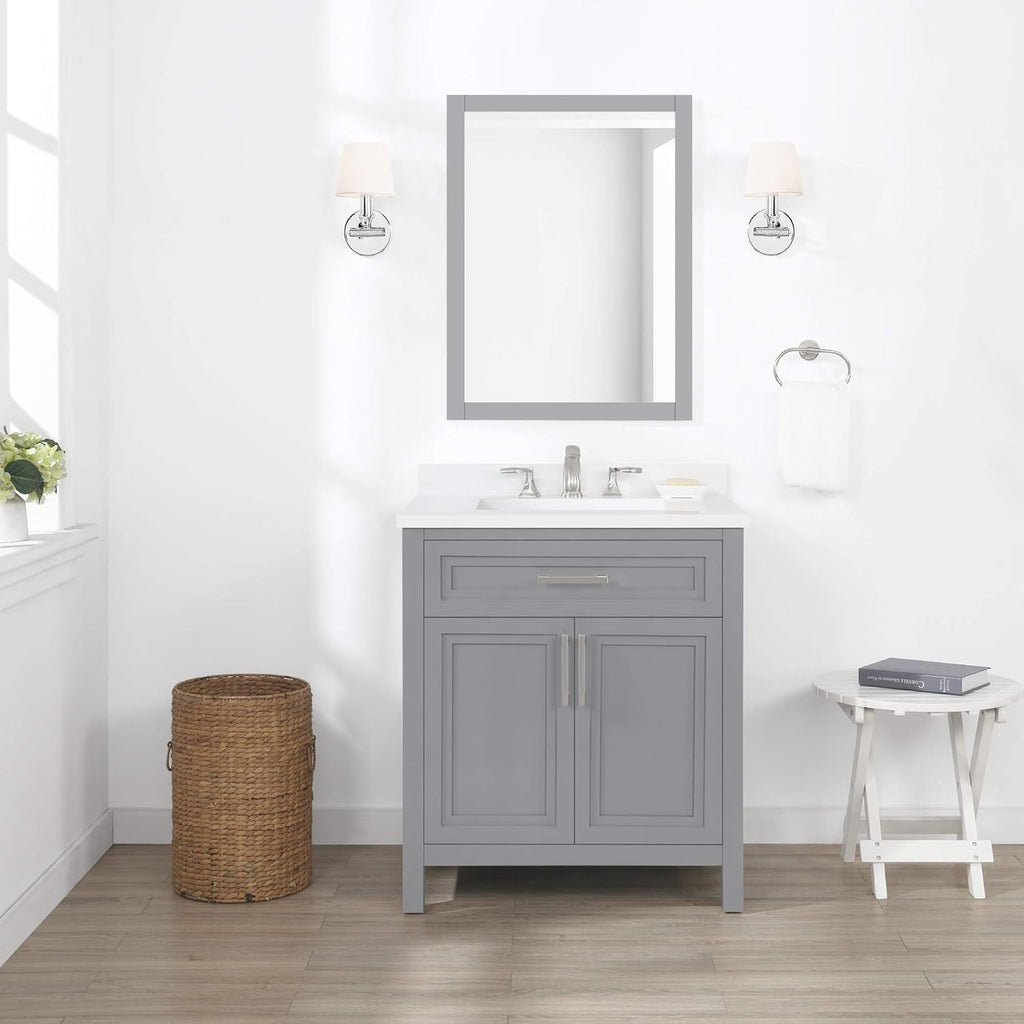 Single Sink Bathroom Vanity in American Grey M1651