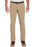 Khaki Heather Beige Cotton Polyester Elastane 5-Pocket Pant L34679
