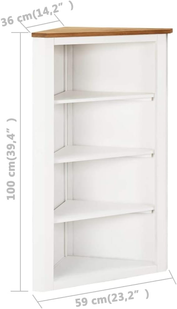 Corner Cabinet Solid Oak Wood C3963