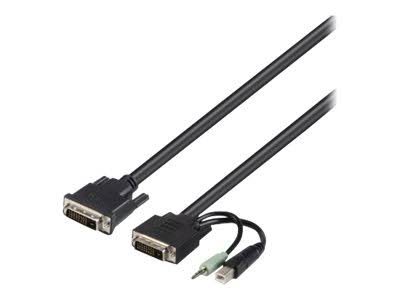 10 ft Dual DVI-D USB A-B Audio Combo Cable X6751
