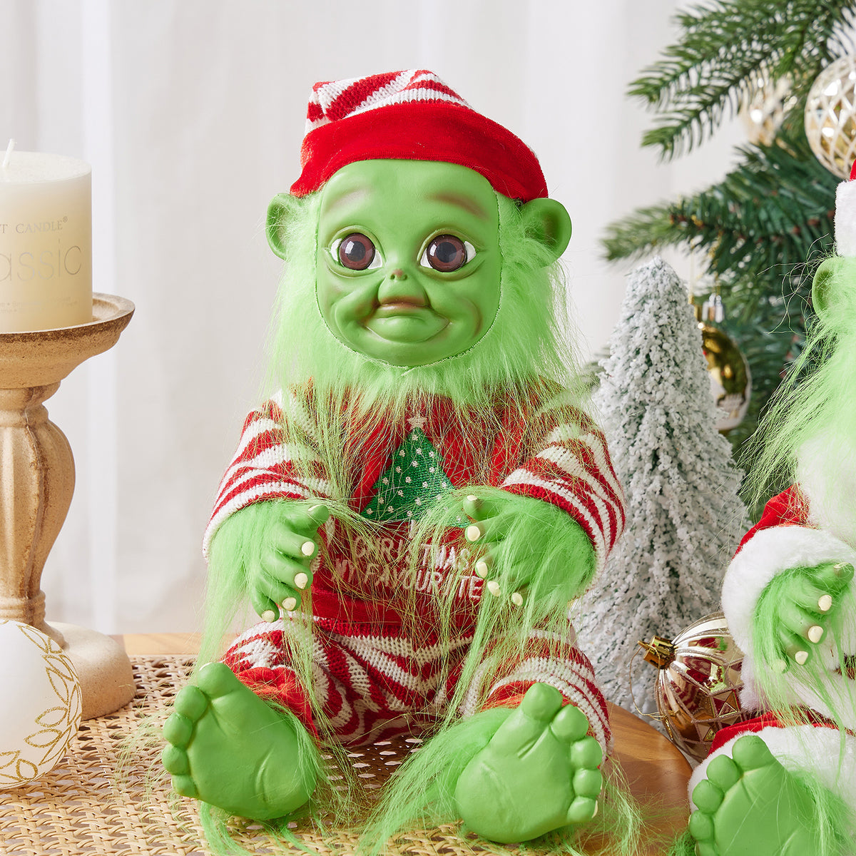 Christmas Latex Ugly Doll with Clothes L32235