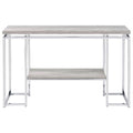 Sofa Table Natural Oak & Chrome D624