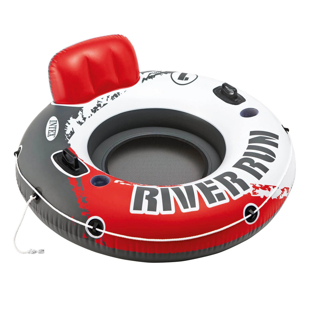 Red Inflatable Tube 6 Pack and 2-Person River Float 2 Pack A163154
