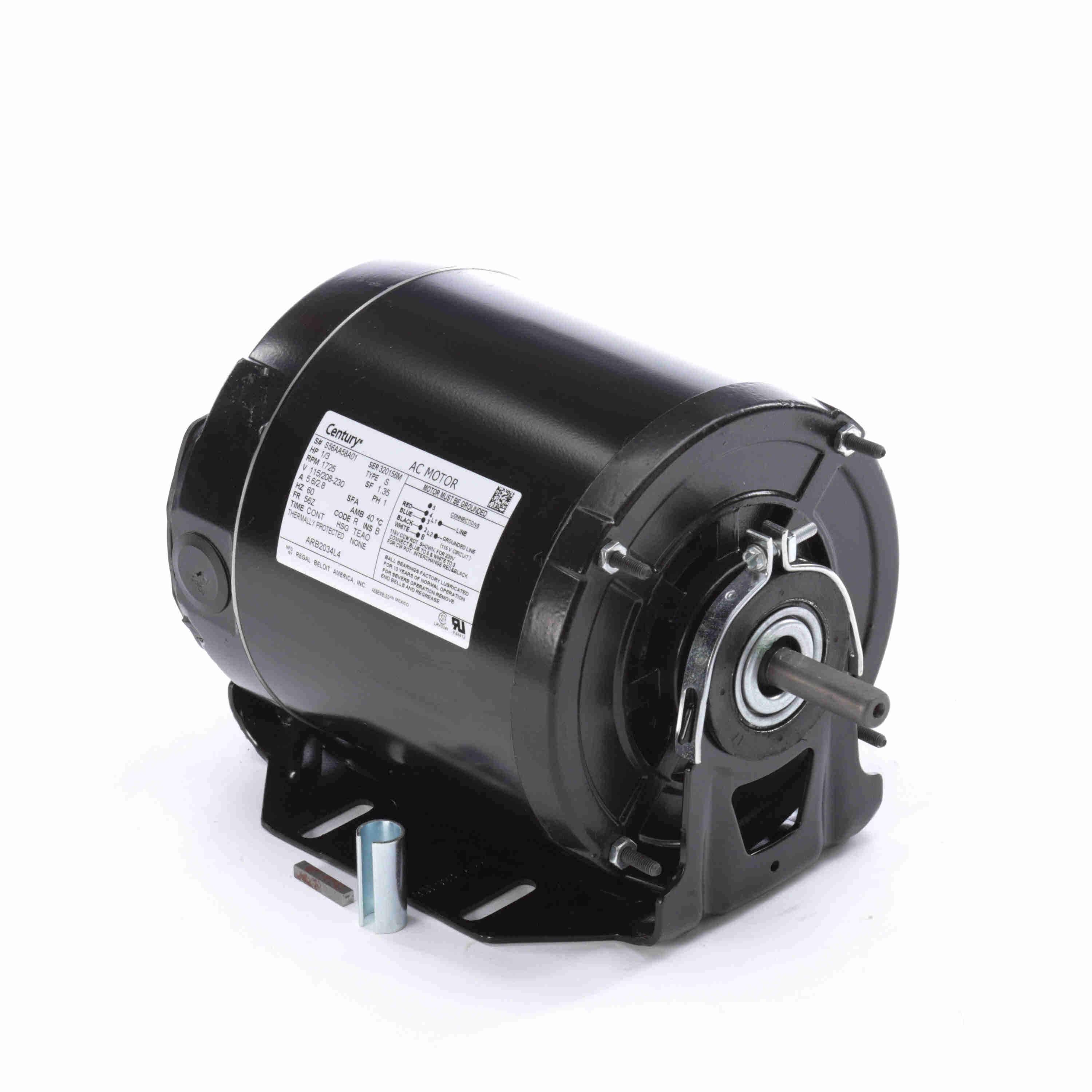 1/3 HP 1725 115/208-230V 56Z Motor A439