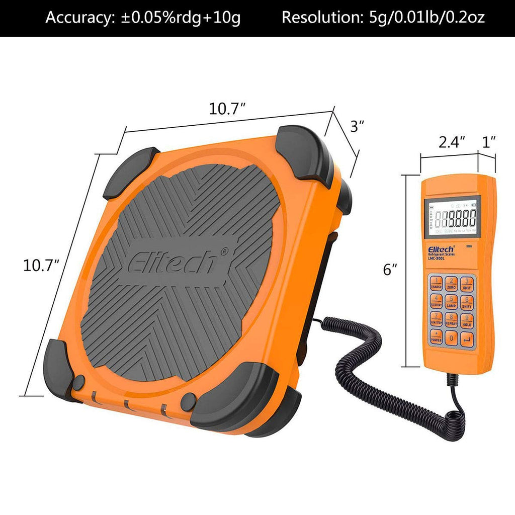 HVAC Scale Digital Refrigerant Charging Weight Scale 220lbs/100kgs X38452