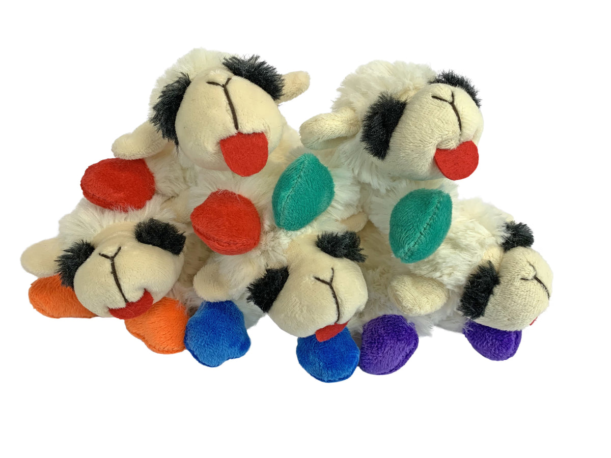 Plush Dog Toy 6" with Squeaker Pack of 3 D970