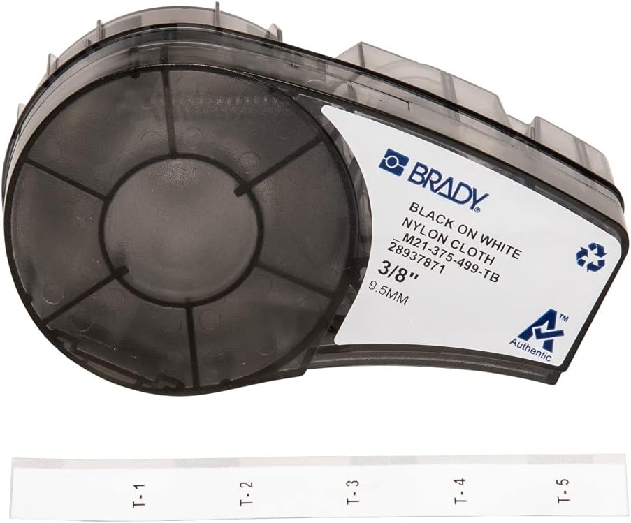 Black on White Nylon Label for BMP21-PLUS, BMP21-LAB Label Printer Z215141