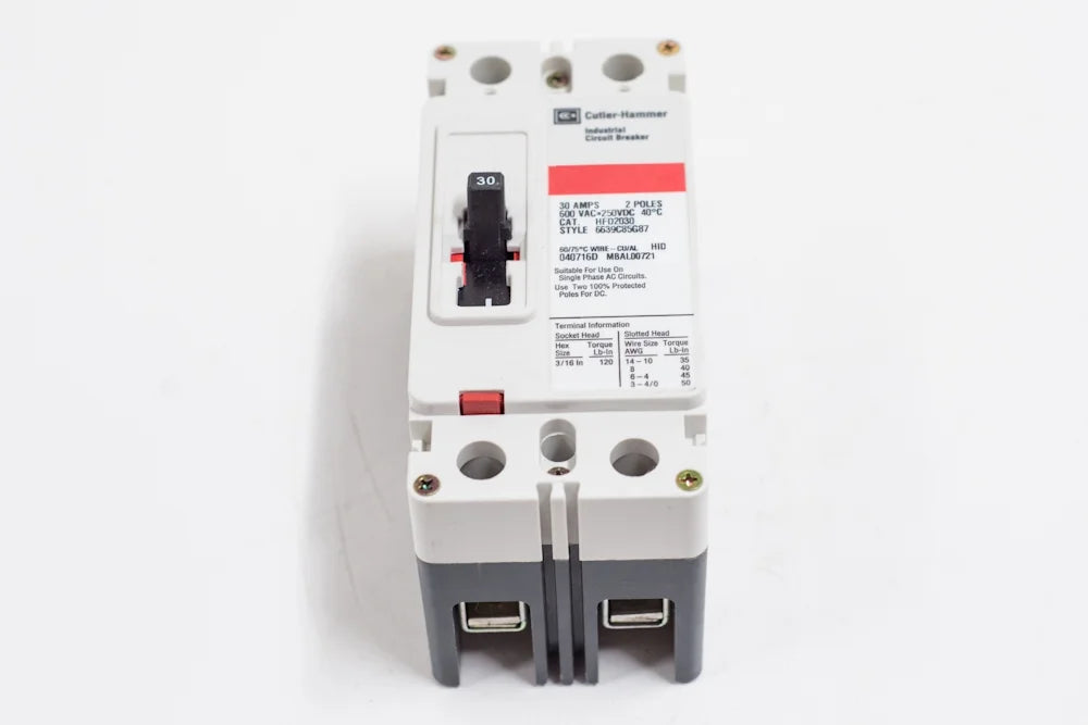 F-FRAME MOLDED CASE CIRCUIT BREAKER 2P 40A F950972
