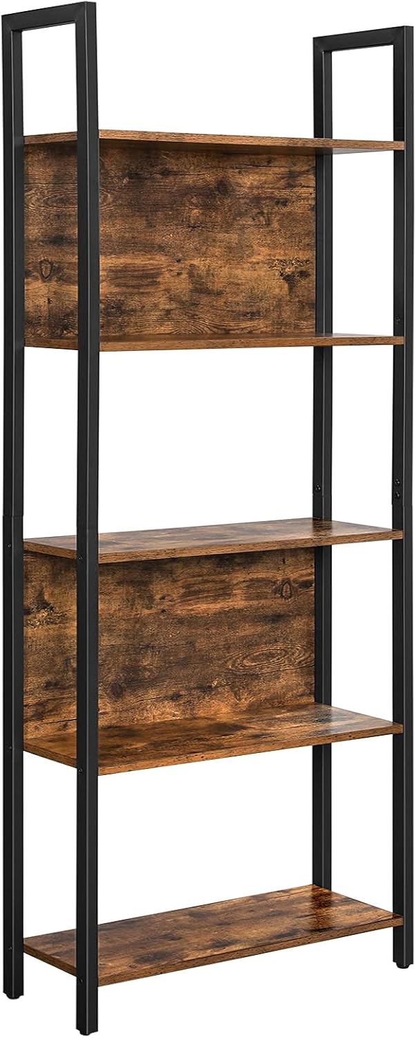 5-Tier Steel Frame Bookshelf E31259