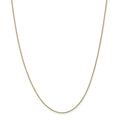 14K White Gold .8mm Baby Wheat Chain I708