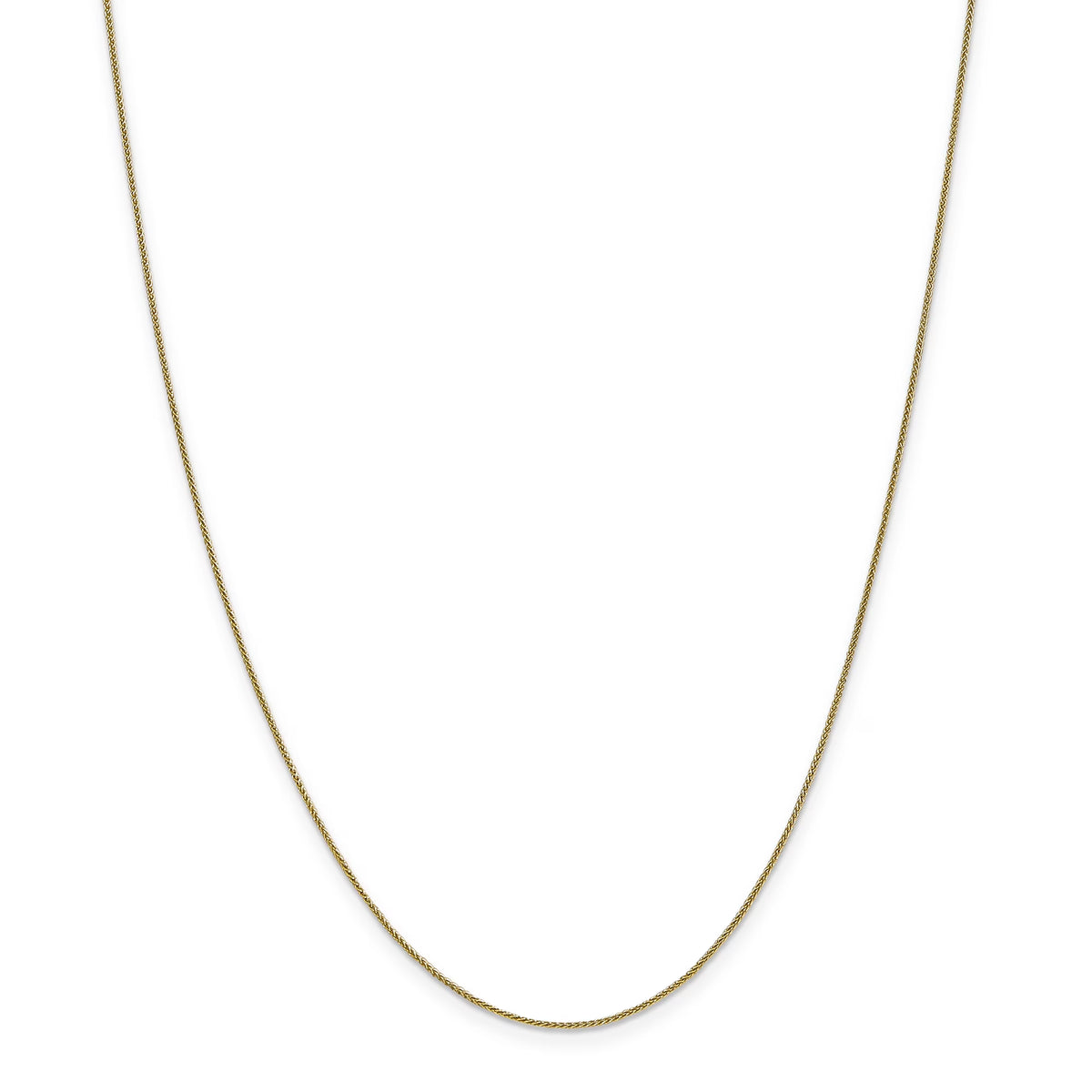 14K White Gold .8mm Baby Wheat Chain I708