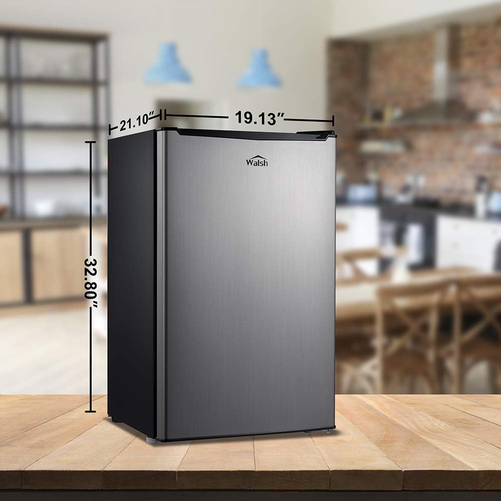 Compact Refrigerator, 3.5 Cu.Ft, Stainless Steel Look Z34660
