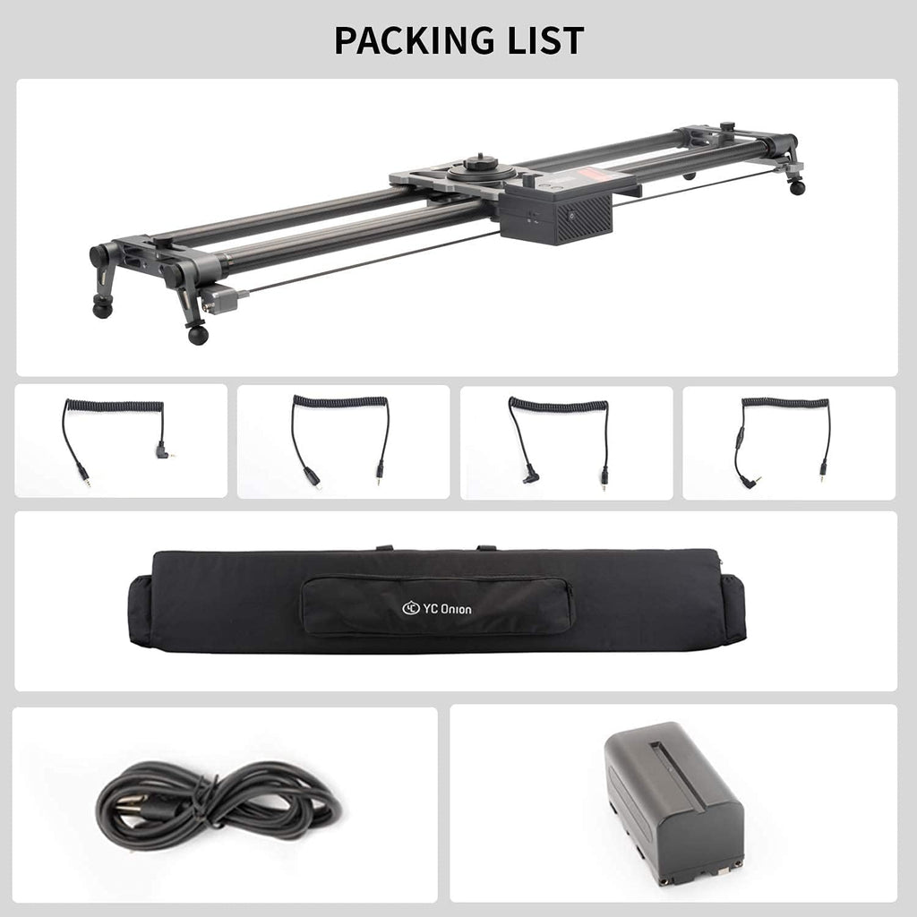 Motorized Camera Slider 100cm/39'' Carbon Fiber with APP Control V449