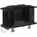 Black Plastic Housekeeping Cart D330700