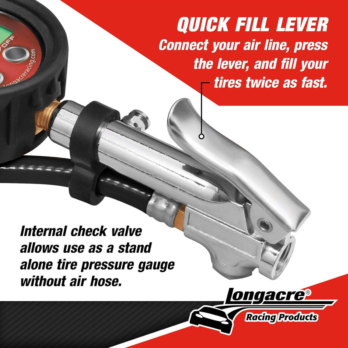 0-60 PSI Digital Tire Gauge with Case V1667