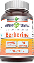 Berberine 1000mg Per Serving 120 Capsules Supplement S54703