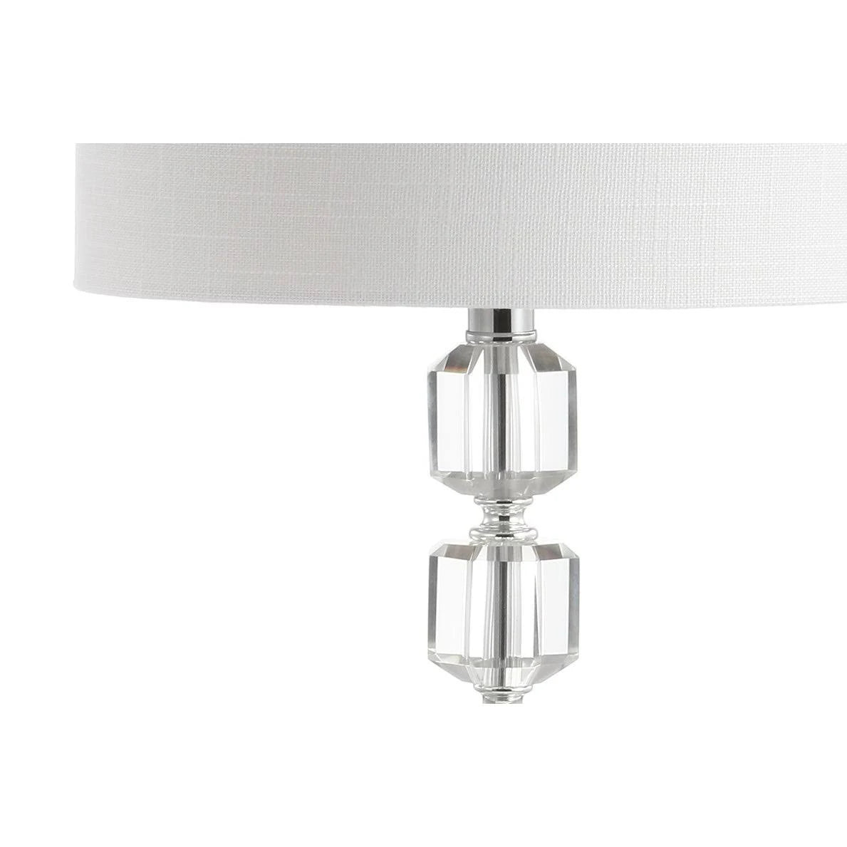 27.5 in. Chrome/Clear LED Table Lamp F903008