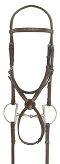 Oversize Dark Brown Padded Bridle Y31224