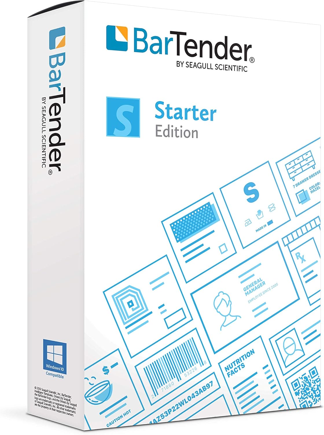 Bartender Software 2021 Starter Edition Application License Z151100