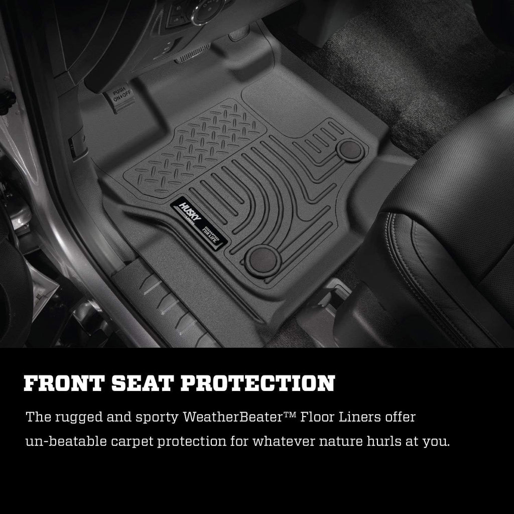 Black Front Floor Liners 2 Pcs T30901