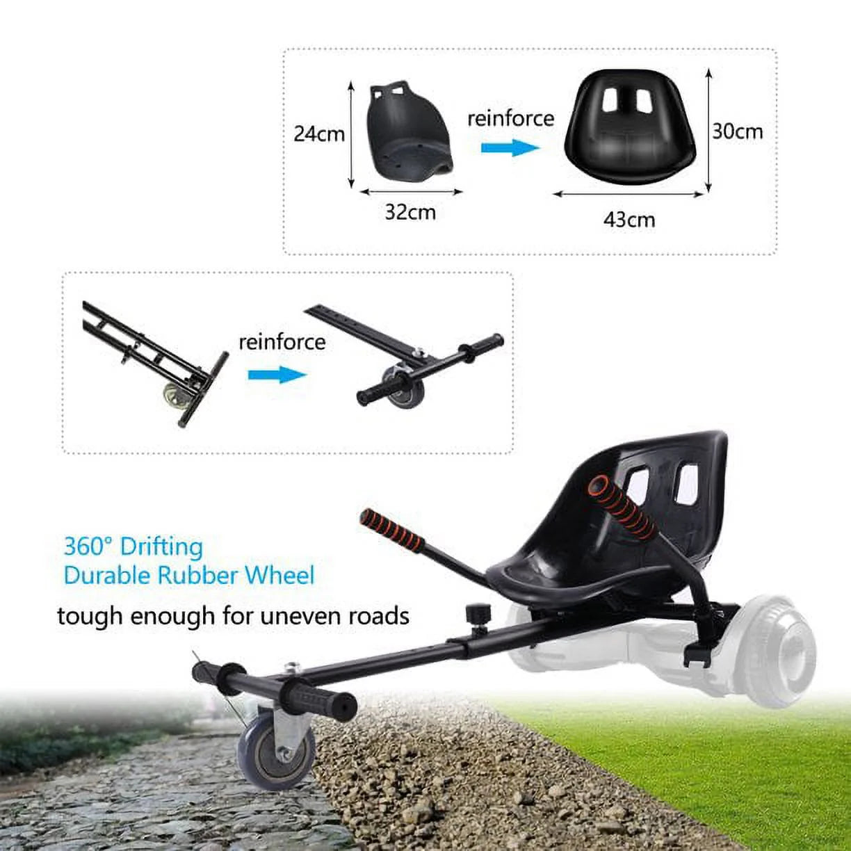 Hoverboard Go Kart Attachment Accessory M592