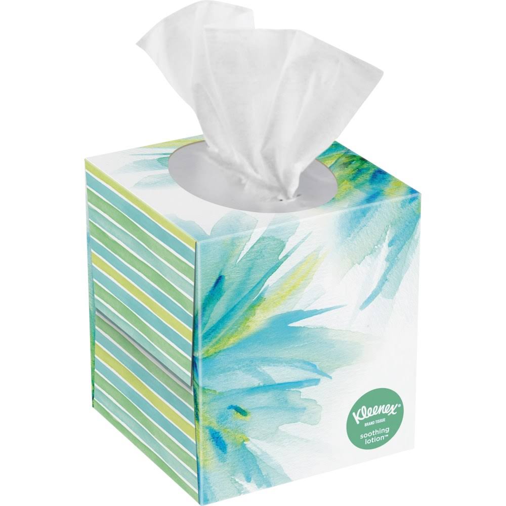 White 2-Ply Lotion Facial Tissue, 65 Sheets, 27 Boxes V64068