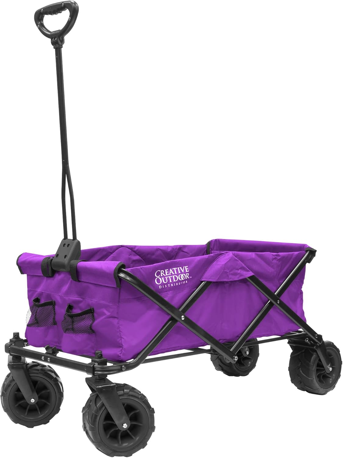 Red Collapsible Folding Wagon Cart S48328