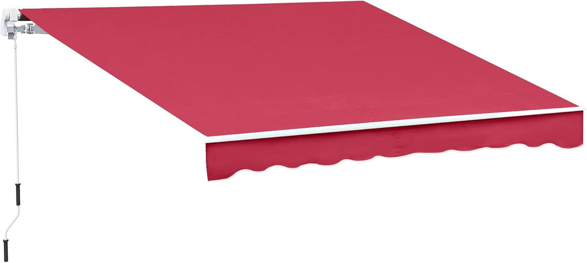 Beige Retractable Patio Awning Q645