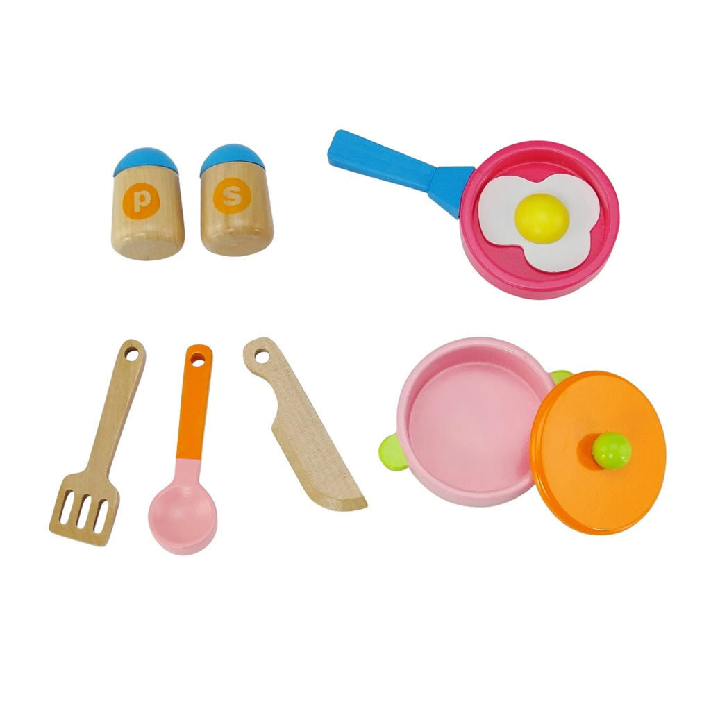 14.5 inch Doll Kitchen Set with Baking Oven, Stove, Sink and Cookware Accessories D726