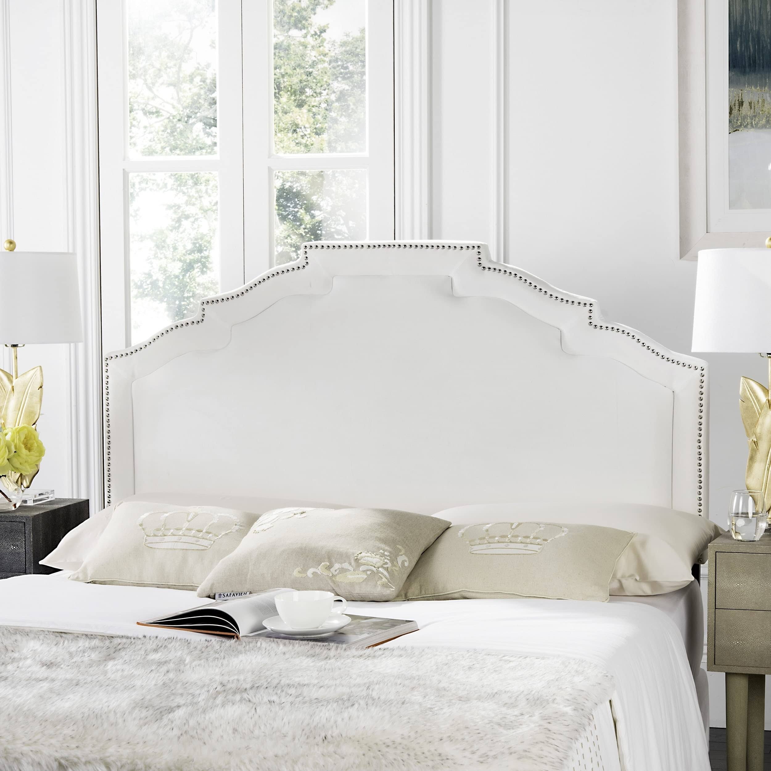 White Queen Headboard E35764