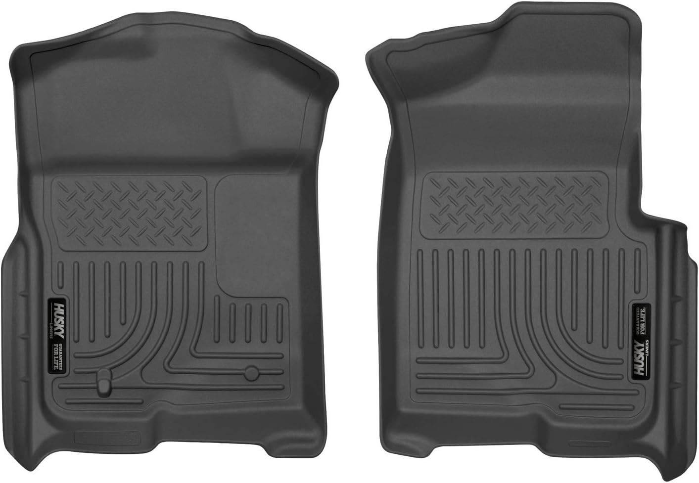Black Front Floor Liners 2 Pcs T30901