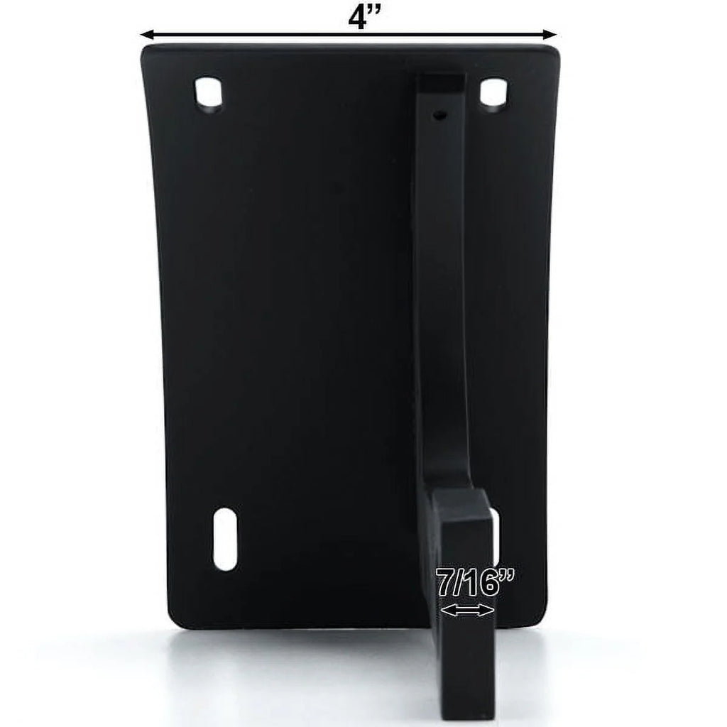 Black Vertical Axle Mount Motorcycle Plate Holder J7624