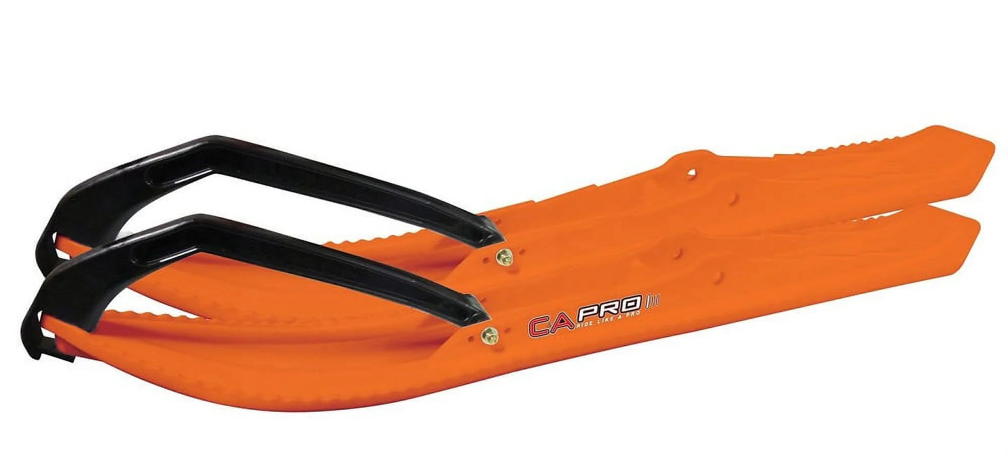 Orange Snowmobile Skis with 4.5" Shaper Bars Complete Kit C436