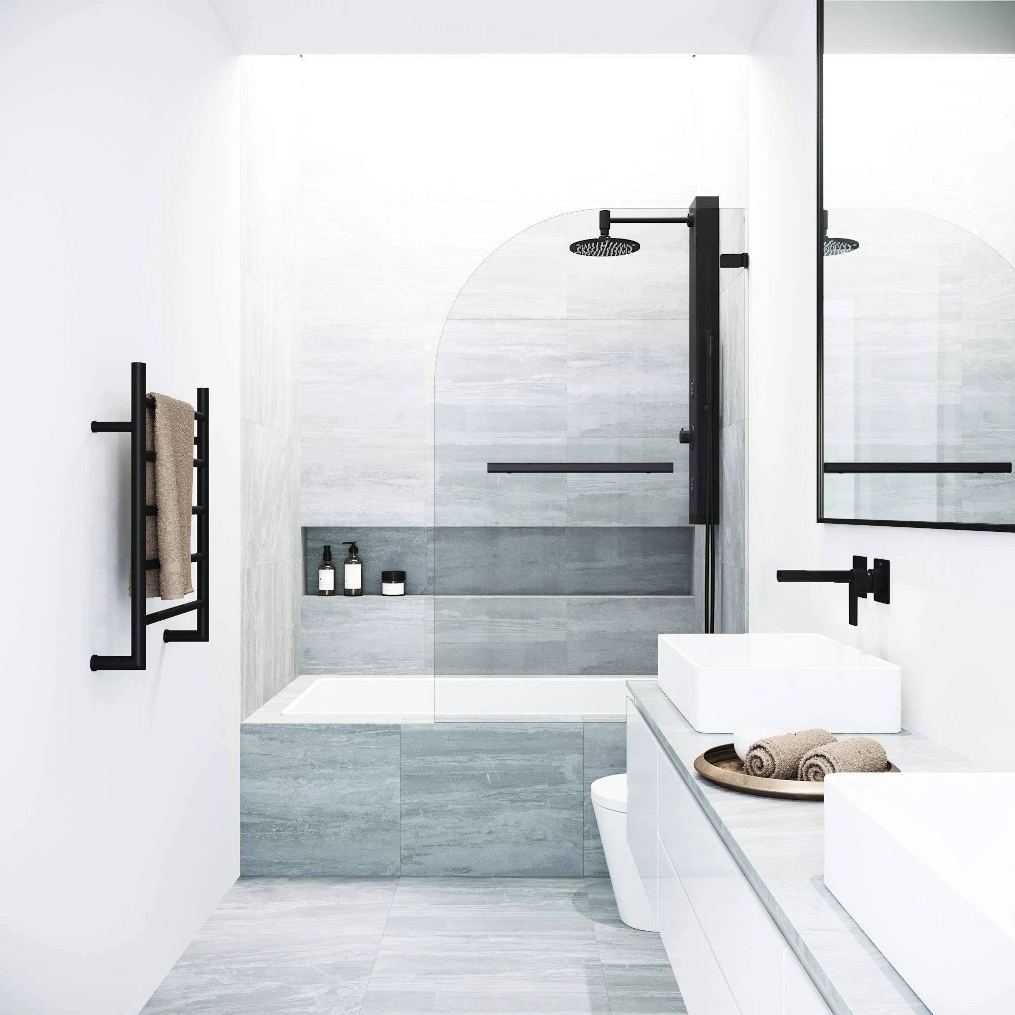 Hinged Frameless Tub Door S831