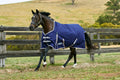Navy/Silver/Red Stand Neck Heavy Weight Turnout Blanket K246326