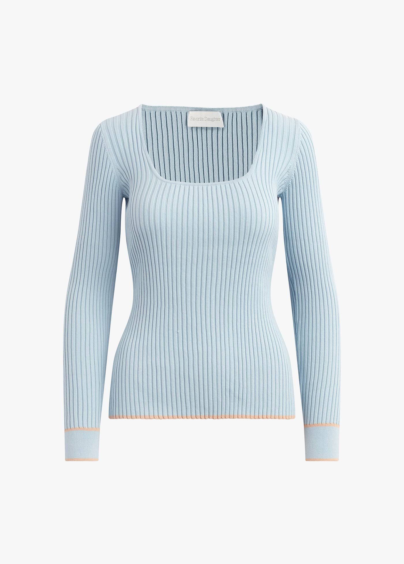 Blue Taylor Top O8168