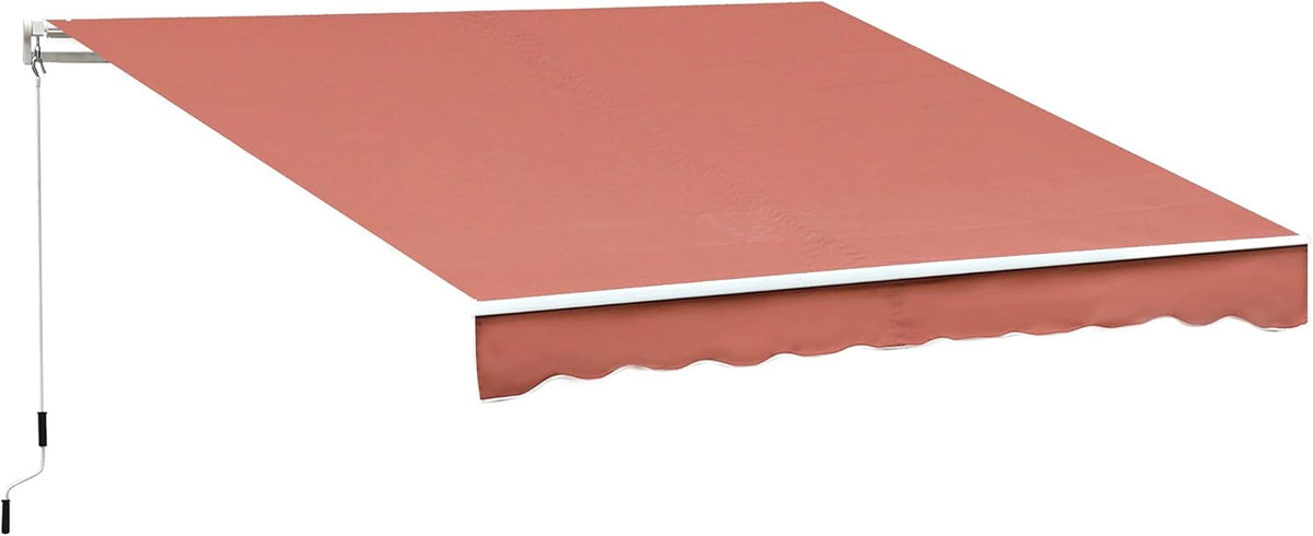 Beige Retractable Patio Awning Q645