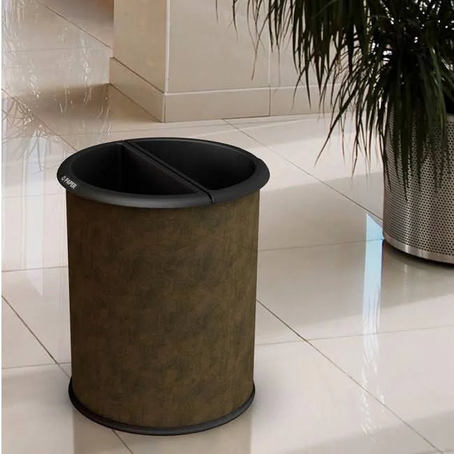 Brown 3.2 Gallon Trash Can K355
