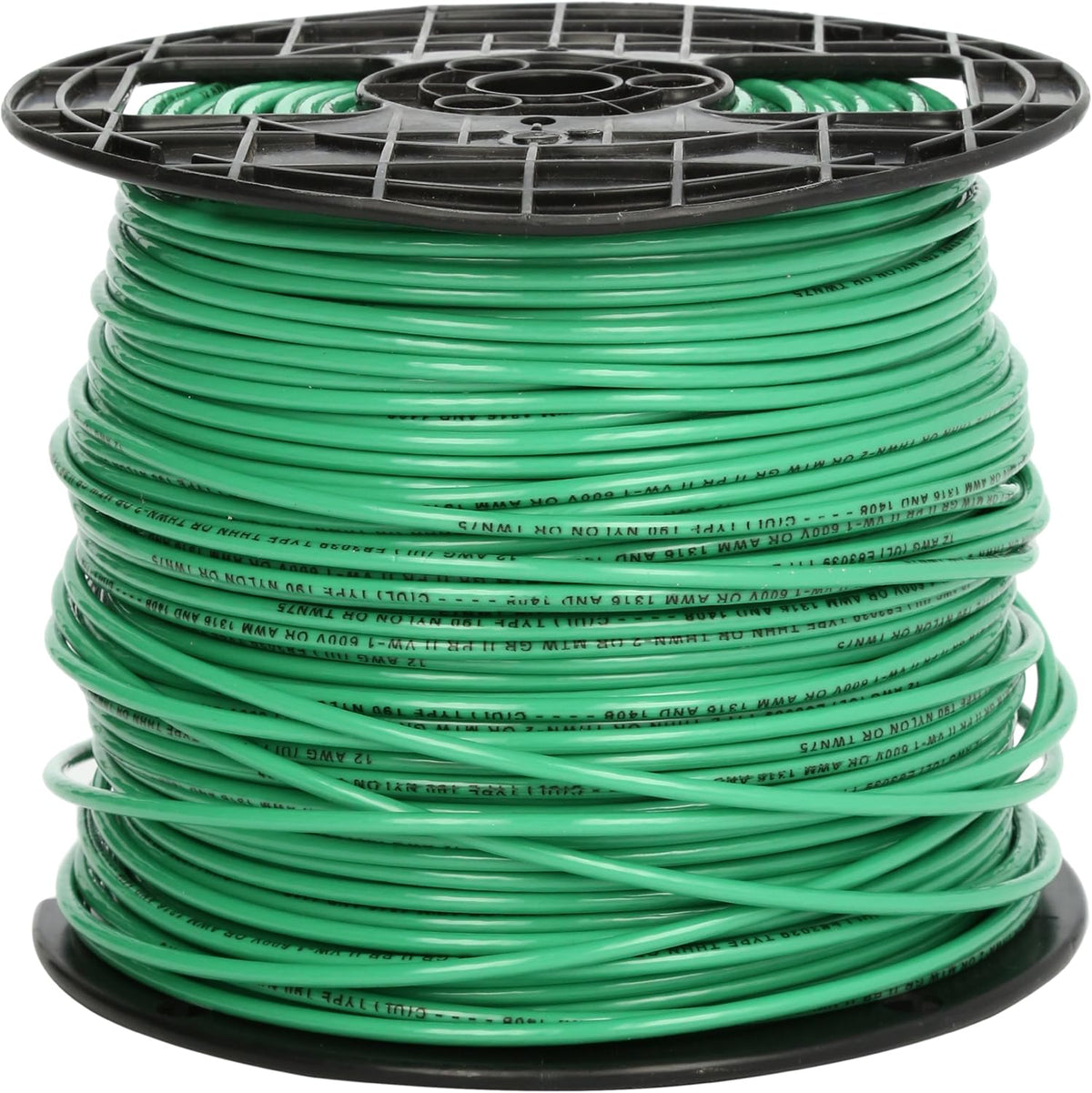 12 Gauge Stranded THHN Building Wire, 500-Feet, Green I3033