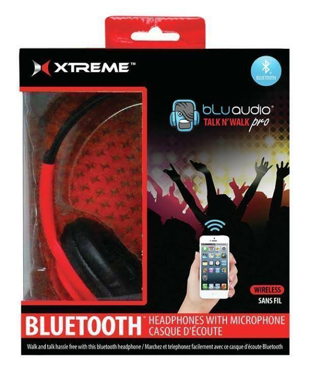 Red Bluetooth Headphones I53187