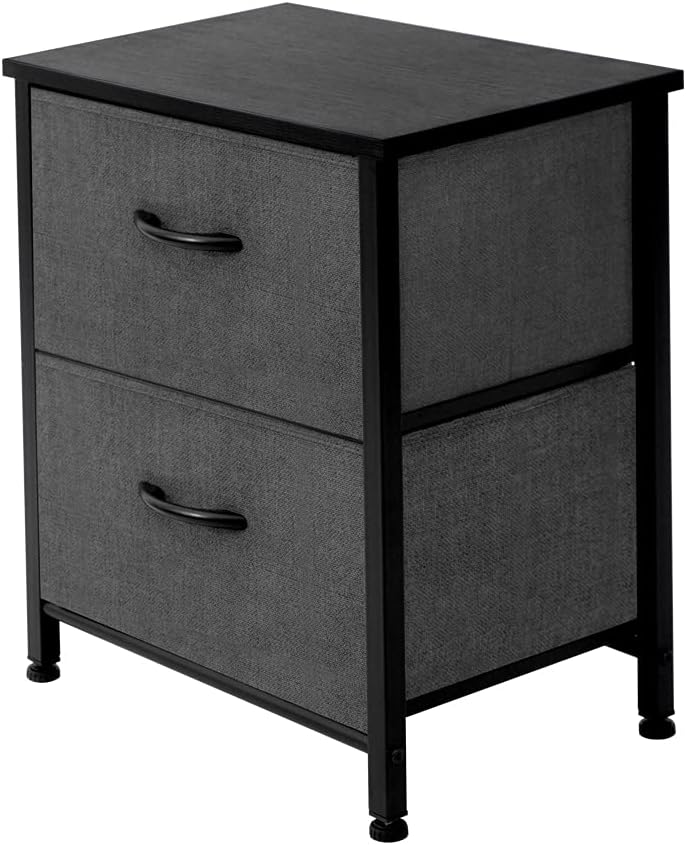 Foldable 4 Drawers Storage Organizer Unit Vertical Dresser Coffee A903