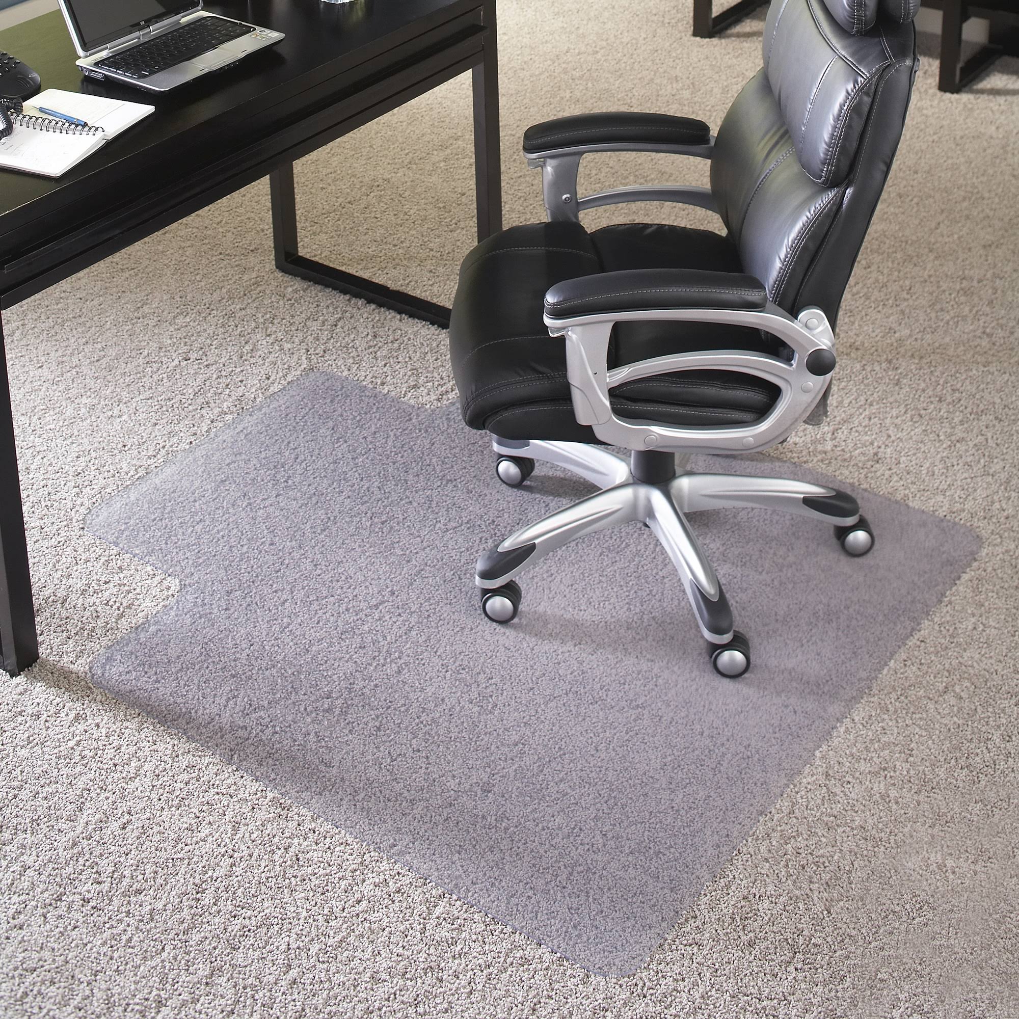 Clear Carpet Chair Mat with Lip M281010