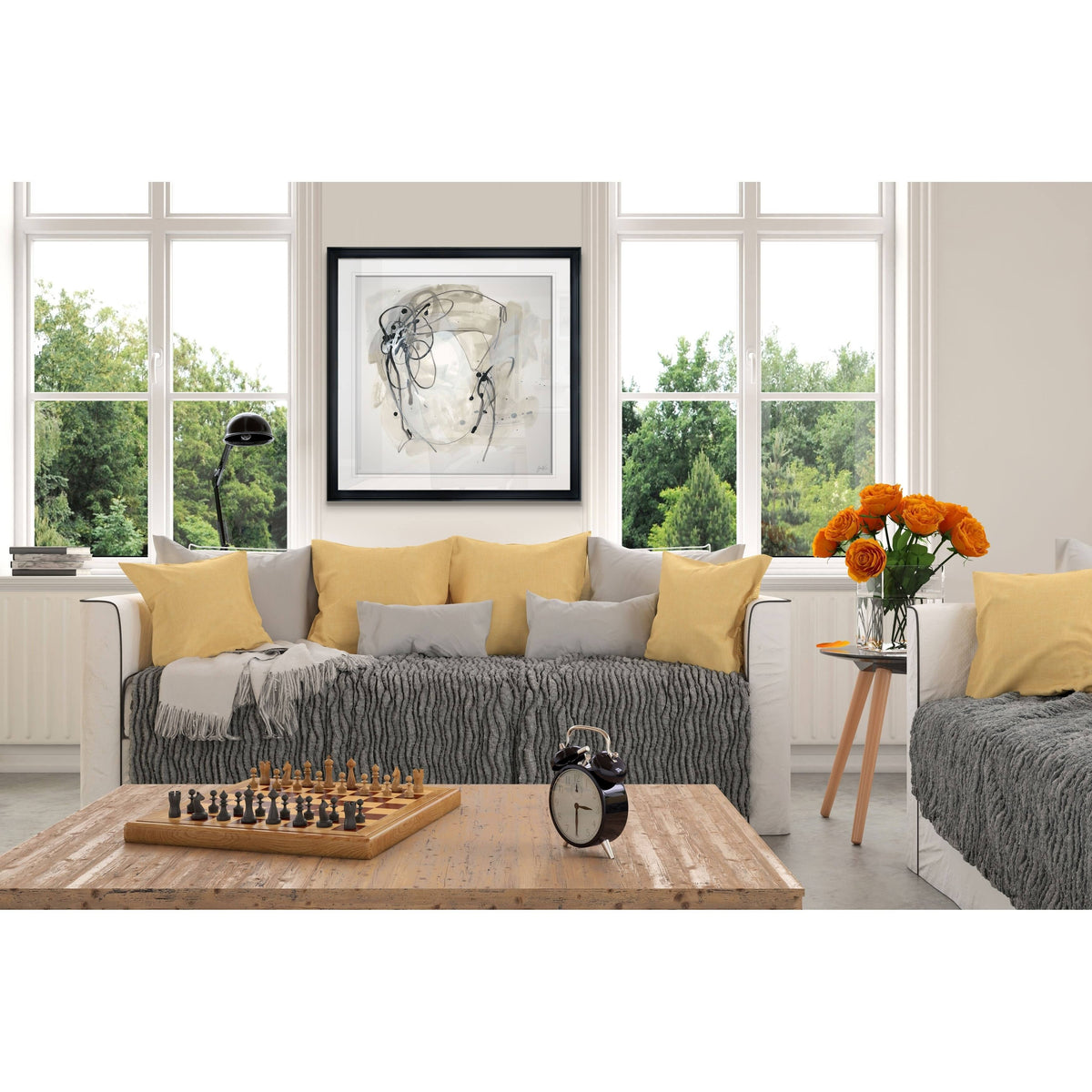 Framed Giclee Print 28x28 R76887