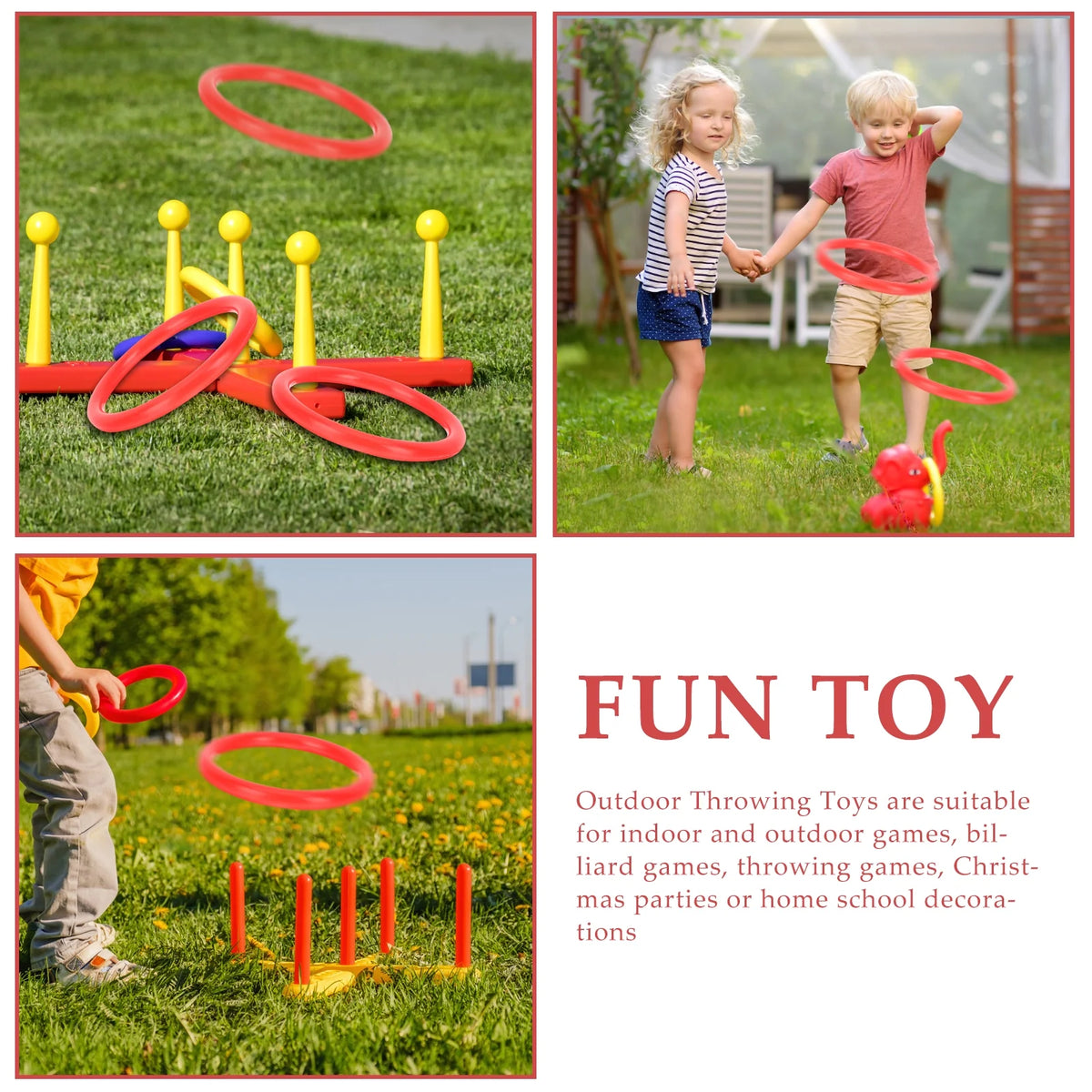 120 Pcs Toss Rings Toss Game for Kids Party Favor Games K405029