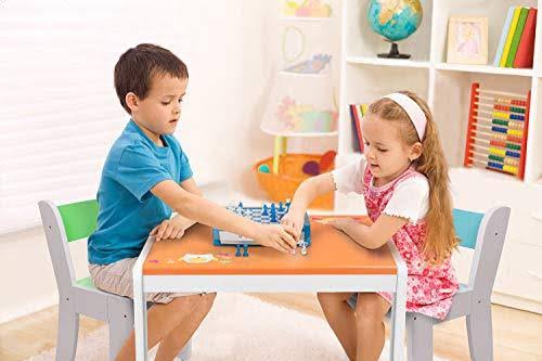 Orange Owl Wooden Kids Table and Chair Set N5582