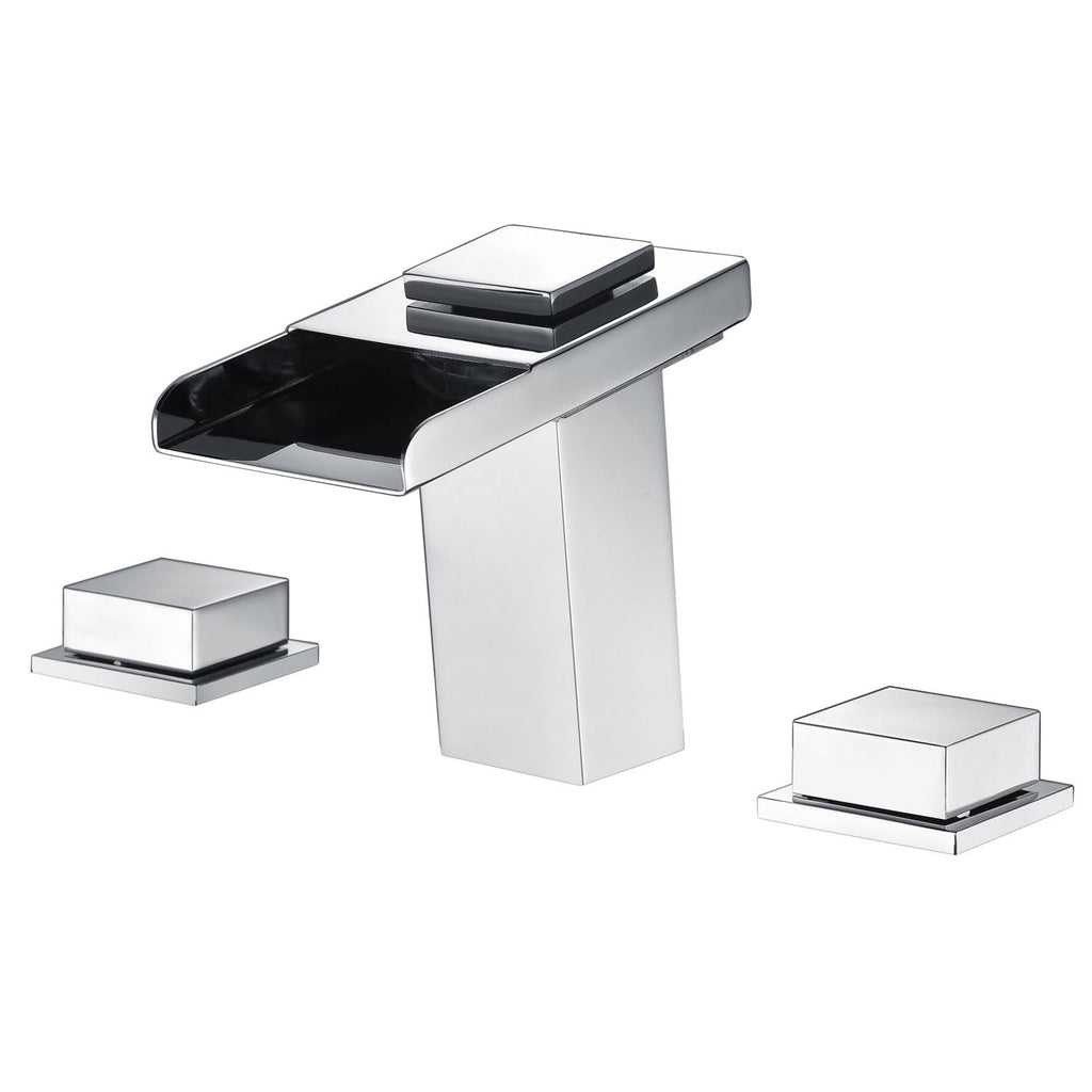 Chrome 8-Inch LED Widespread Bathroom Sink Faucet L35624